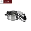 Five-piece set: Household porridge pot, soup pot, soup pot set, induction cooker, gas stove, universal cookware Application Scenario